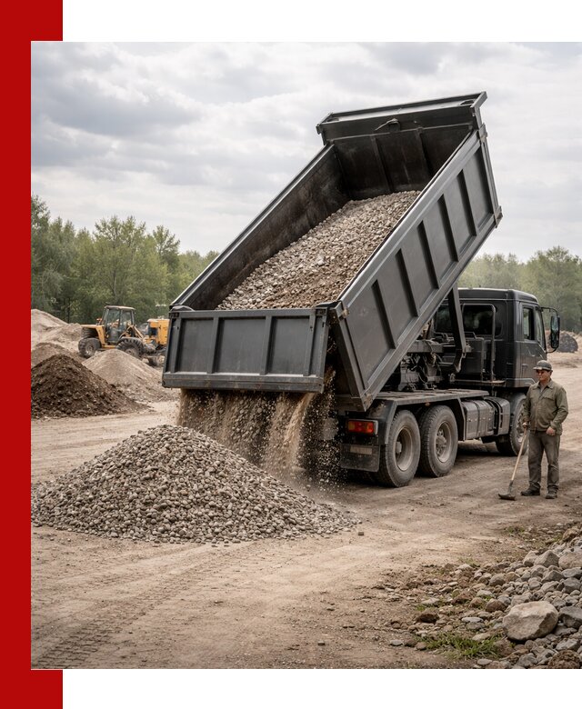 Доставка самосвалом 30 м3 по выгодным ценам в Верхнем Уфалее