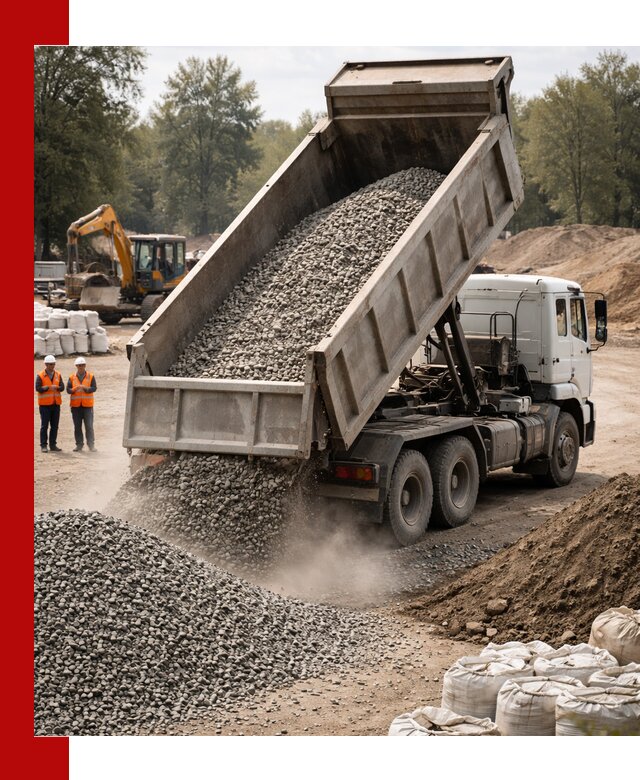 Аренда самосвала в Верхнем Уфалее для доставки сыпучих и нерудных материалов