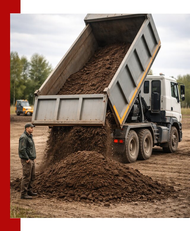 Аренда самосвала с водителем в Верхнем Уфалее для сыпучих грузов и навоза