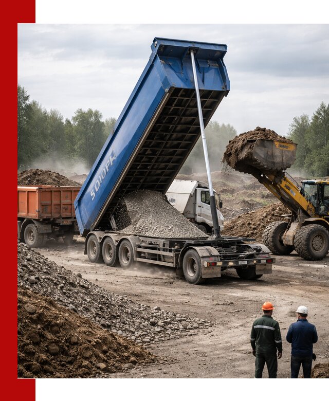 Аренда тонар 40 тонн в Верхнем Уфалее с доставкой материалов