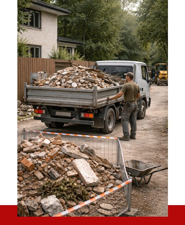 Вывоз строительного мусора с погрузкой в Верхнем Уфалее от 7676 р | ПРОНЕРУДВрф