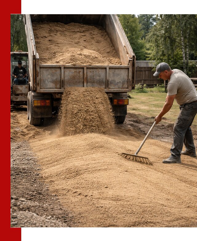 Отсыпка участка песком в Верхнем Уфалее быстро и качественно