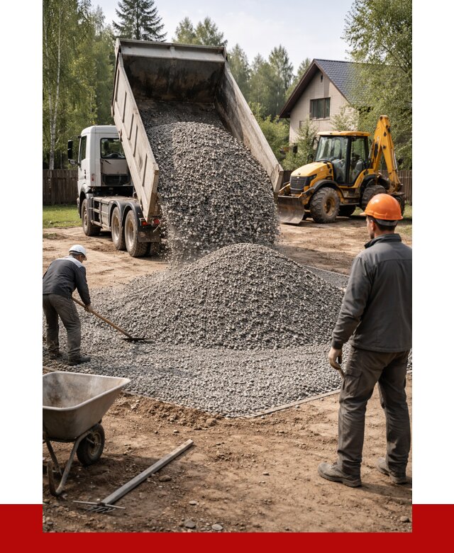 Отсыпка участка щебнем в Верхнем Уфалее от 6652 р. ПРОНЕРУДВрф