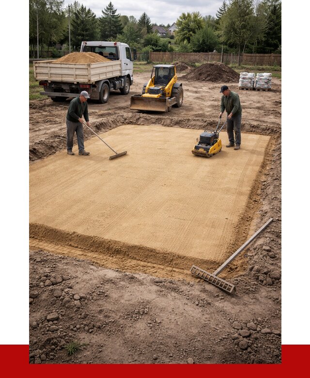 Устройство песчаной подушки в Верхнем Уфалее от 4605 р. ПРОНЕРУДВрф